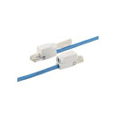 (まとめ)プリンストン CAT5E対応鍵付LANケーブル ブルー 5m PTC-LPBU5 1本【×3セット】