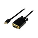 【送料無料】StarTech.com Mini DisplayPort-VGA変換アダプタ 91cm ミニディスプレイポート -D-Sub15ピン ブラック M...