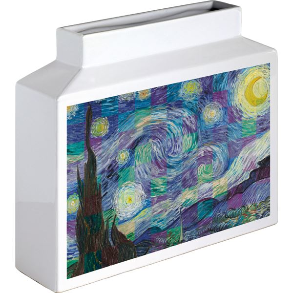 【送料無料】ユーパワー 名画モザイクアートシリーズ アートベース Lサイズ/ヨコ ゴッホ「星月夜」