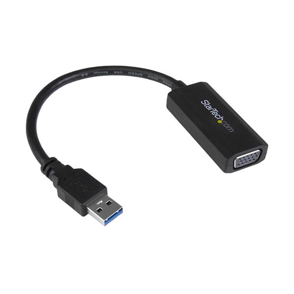 【送料無料】StarTech.com USB3.0-VGA変換アダプタ USB3.0A-VGA 高密度D-Sub15ピン 1920×1200USB32VGAV 1個