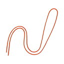 【送料無料】オープン工業 丸紐 蛍光カラー 橙NB-312-RG 1パック(100本)