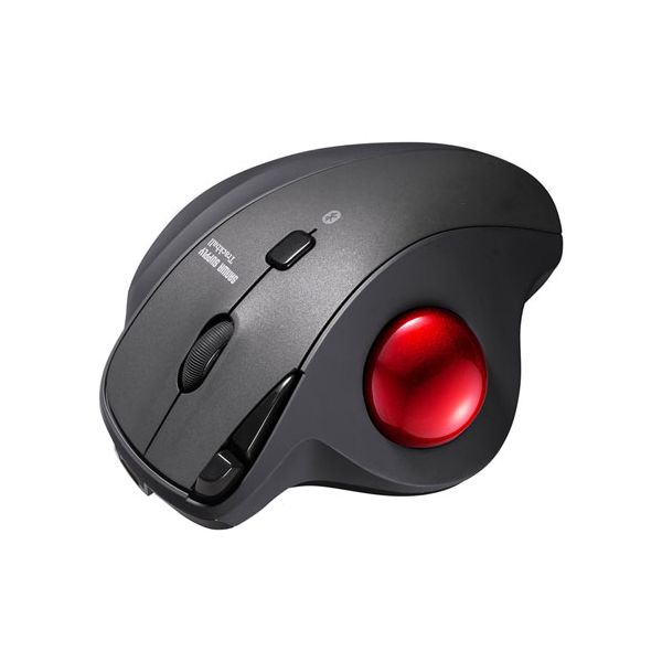 【送料無料】サンワサプライ Bluetoothトラックボール（静音・5ボタン・親指操作タイプ） MA-BTTB186BK