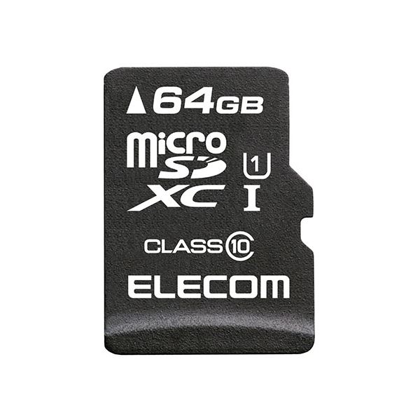 【送料無料】エレコム MicroSDXCカード／データ復旧サービス付／Class10／64GB MF-MSD064GC10R AV・デジモノ パソコン・周辺機器 USBメモリ・SDカード・メモリカード・フラッシュ その他のUSBメモリ・SDカード・メモリカード・フラッシュ レビュー投稿で次回使える2000円ク