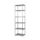 【送料無料】ステンレス シェルフ 46×60cm 6段 H210cm 日本製 耐錆 耐薬性 耐久性 冷蔵 冷凍 高温多湿対応 収納棚 オープンラック 組立式