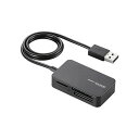 【送料無料】エレコム小型メモリリーダライタ ブラック MR-A39NBK 1個