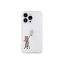 AKAN ソフトタフケース for iPhone 14 Pro ペインティング ピンク 背面カバー型 AK23530i14P(2)