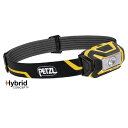 【送料無料】PETZL ぺツル アリア1R ヘッドライト ブラック/イエロー 450ルーメン E069CA00