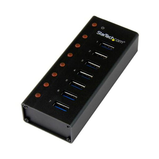 【送料無料】StarTech.com 7ポート USB3.0ハブ メタル筐体 ブラック ST7300U3M 1個 【送料無料】StarTech.com 7ポート USB3.0ハブ メタル筐体 ブラック ST7300U3M 1個