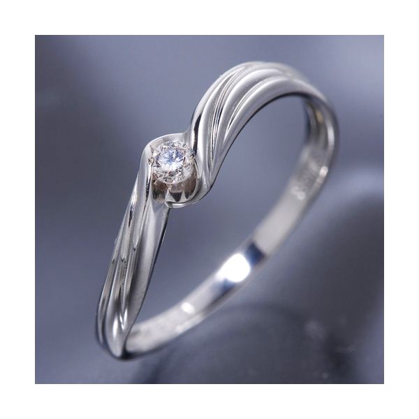 【送料無料】ウェービーダイヤリング 指輪 7号 ファッション リング・指輪 天然石 ダイヤモンド レビュー投稿で次回使える2000円クーポン全員にプレゼント