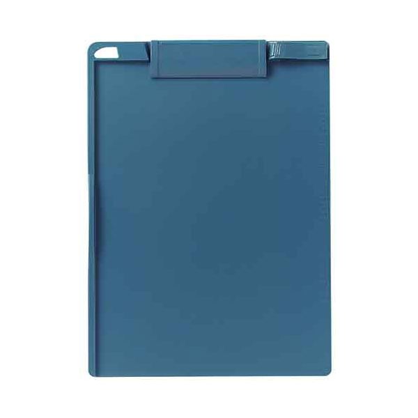 【送料無料】(まとめ）TANOSEE クリップボード A4タテ ブルー 1枚【×30セット】