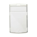 【送料無料】ソニックアドバンスライン IDカードハードケース タテ型 ホワイト AL-9450-W 1セット(25個:5個×5パック)