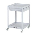【送料無料】山金工業 コンビニワゴン ナイロンキャスター キャビネット付き2段 400×400×600mm WCLCN-2-P 1台 組立式