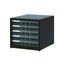 【送料無料】アバンテV2レターケース A4タテ 浅5段 黒