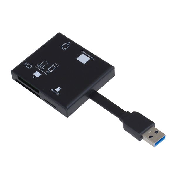 【送料無料】Digio2 USB3.2Gen1 マルチカードリーダー CRW-37M87BK ブラック