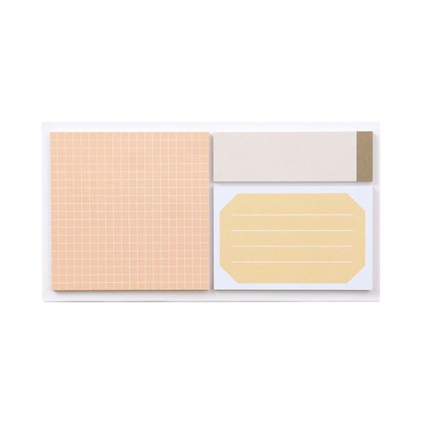 【送料無料】キングジムEMILy ふせん アソート 001(オレンジ系) EY3270-001 1セット(5パック)