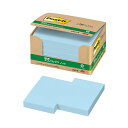 【送料無料】(まとめ) 3Mポスト・イット エコノパック ノート 再生紙 75×50mm ブルー 6561-B 1パック(10冊) 【×3セット】