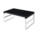 【送料無料】LIHIT LAB. 机上台 幅390mm ハイタイプ 黒 A-7331-24-BK