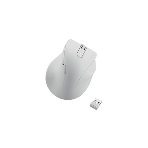 【送料無料】エレコム 静音 2.4GHz無線マウス EX-G 5ボタン Lサイズ M-XGL30DBSKWH ホワイト 【送料無料】エレコム 静音 2.4GHz無線マウス EX-G 5ボタン Lサイズ M-XGL30DBSKWH ホワイト