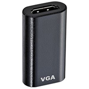 【送料無料】HDMI-VGA変換アダプタ（HDMI Aメス-VGAメス・ブラック） AV・デジモノ パソコン・周辺機器 ハブ レビュー投稿で次回使える2000円クーポン全員にプレゼント