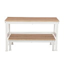 【送料無料】玄関ベンチ & 踏み台 セット 約幅70cm ナチュラル スチールフレーム 滑りにくい 組立品 玄関 入口 エントランス【代引不可】