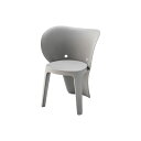 【送料無料】(まとめ) ミニチェア グレー 組立品 【×4セット】