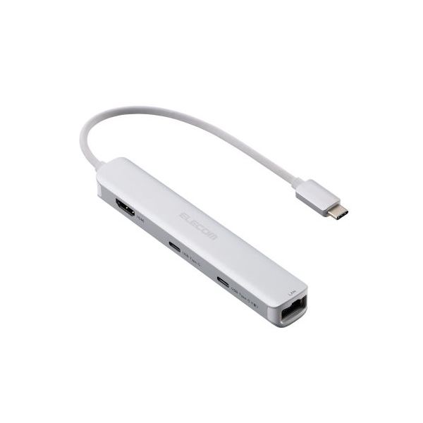 【送料無料】エレコム ドッキングステーション スリムタイプ 6in1 シルバー DST-C30SV