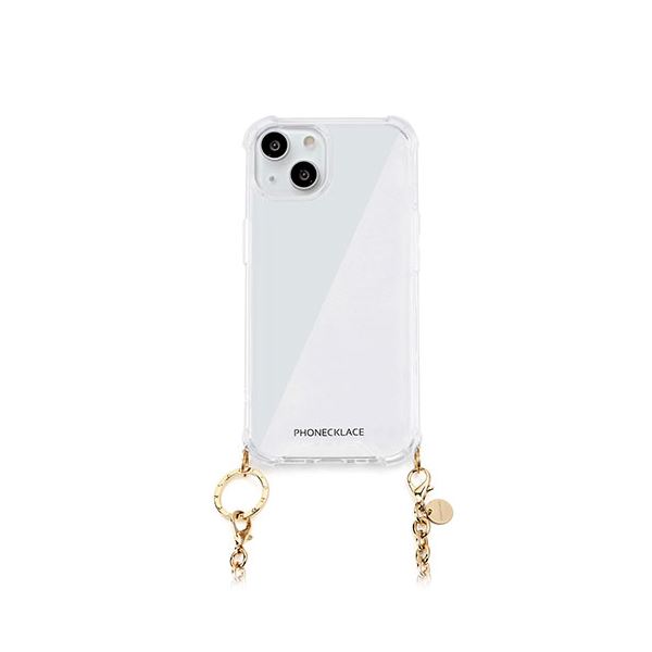 【送料無料】araree PHONECKLACE チェーンショルダーストラップ付きクリアケース for iPhone 14 ゴールド 背面カバー型 PN23851i14GD AV・デジモノ モバイル・周辺機器 スマホケース iphoneケース・アクセサリー レビュー投稿で次回使える2000円クーポン全員にプレゼント