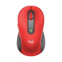 【送料無料】ロジクールSignature M650 ワイヤレスマウス Mサイズ レッド M650MRD 1個