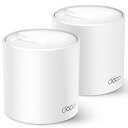 【送料無料】TP-LINK AX3000 メッシュWi-Fiシステム(2台セット) Deco X50(2-pack)(JP)