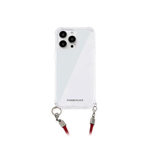 【送料無料】araree PHONECKLACE ロープショルダーストラップ付きクリアケース for iPhone 14 Pro ダークレッド 背面カバー型 PN23875i14PRD AV・デジモノ モバイル・周辺機器 スマホケース iphoneケース・アクセサリー レビュー投稿で次回使える2000円クーポン全員にプレゼ