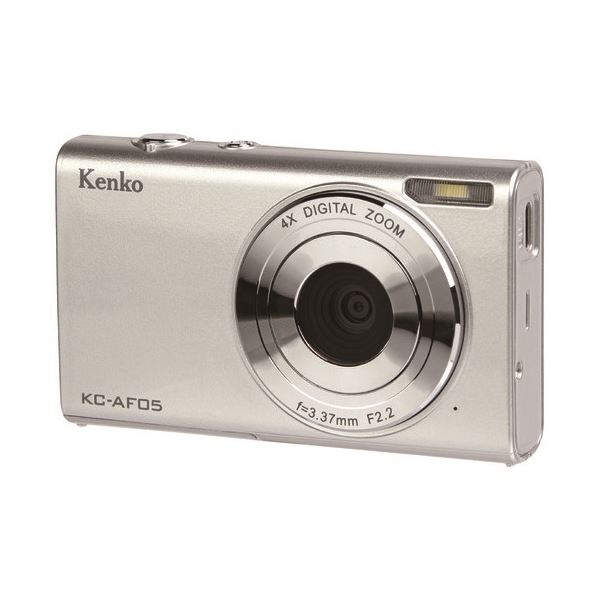 【送料無料】ケンコー・トキナー デジタルカメラ KC-AF05 シルバー AV・デジモノ カメラ・デジタルカメラ デジタルカメラ レビュー投稿で次回使える2000円クーポン全員にプレゼント