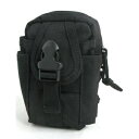 【送料無料】多機能 MOLLE バッグ 対応 防水布使用 ポーチ ブラック アメリカ軍 米軍 US軍 ミリタリーバッグ ミリタリーグッズ 鞄