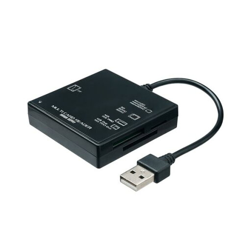 【5個セット】 サンワサプライ USB2.0 カードリーダー ブラック ADR-ML23BKNX5 【5個セット】 サンワサプライ USB2.0 カードリーダー ブラック ADR-ML23BKNX5