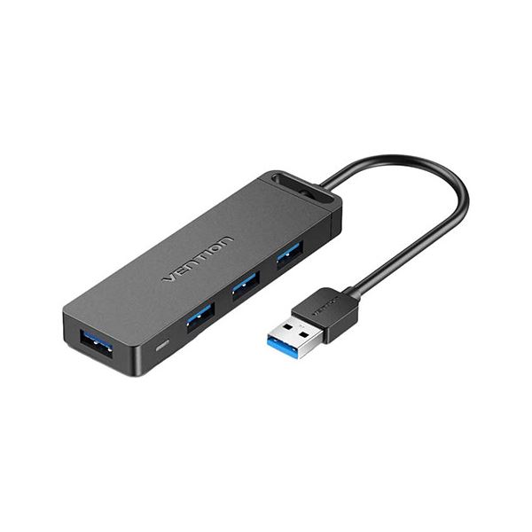 【送料無料】【3セット】 VENTION 4-Port USB 3.0 ハブ セルフパワー / バスパワー対応 0.15m ブラック CH-8283X3