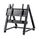 【送料無料】サンワサプライロータイプディスプレイスタンド 32~60型対応 ブラック CR-PL59BK 1台