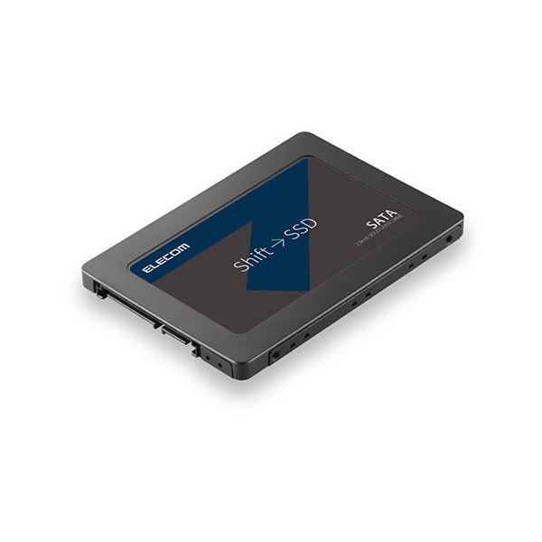 【送料無料】エレコム 2.5インチ SerialATA接続内蔵SSD／960GB／セキュリティソフト付 ESD-IB0960G AV・デジモノ パソコン・周辺機器 USBメモリ・SDカード・メモリカード・フラッシュ その他のUSBメモリ・SDカード・メモリカード・フラッシュ レビュー投稿で次回使える2000