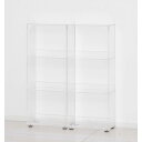 【送料無料】アクリリック極薄コミック収納2個組 完成品
