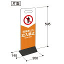 【送料無料】標識 看板 ミセル スマートパネル 200 〔 立入禁止 片面表示 〕 SP-03 フロアサイン サインボード テラモト