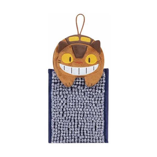 【送料無料】となりのトトロ もこもこ ネコバス お手拭き 約15×20cm(モール部使用時) C6073638
