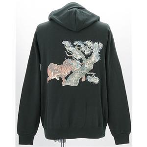 10柄！ 語れる立体和柄パーカー(NP)　松虎　XL(4)