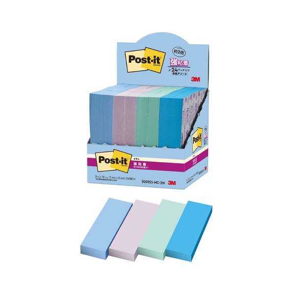 【送料無料】3M ポスト・イットふせんマルチカラー2増量P
