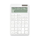 【送料無料】アスカ計算式表示電卓 12桁 S ホワイト C1258W 1台