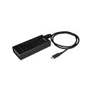 【送料無料】StarTech.com USB Type-Cコネクタ搭載7ポートUSBハブ 金属ケース USB-A×5口/C×2口 産業用 ブラックHB30C5A...