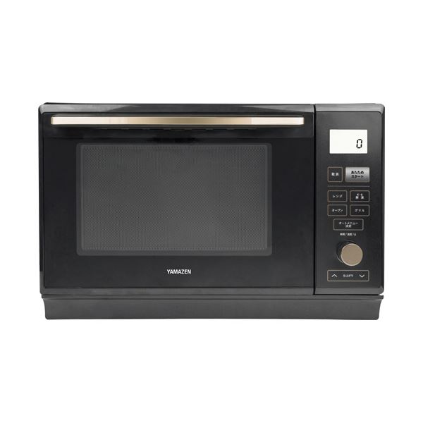 【送料無料】YAMAZEN簡易スチームオーブンレンジ 25L ブラック PRK-F250TSV(B) 1台