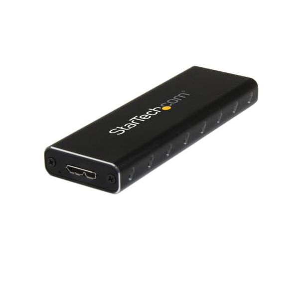 【送料無料】StarTech.com M.2 SATA SSDケース／USB 3.0接続 ブラック SM2NGFFMBU33 1個