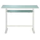 【送料無料】あずま工芸 TOCOM interior(トコムインテリア) カウンターテーブル 幅120cm 強化ガラス天板 ホワイト GCT-2511