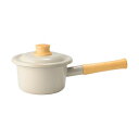 【送料無料】富士ホーロー コットンプラス ミルクパン14cm グレージュ C6124566