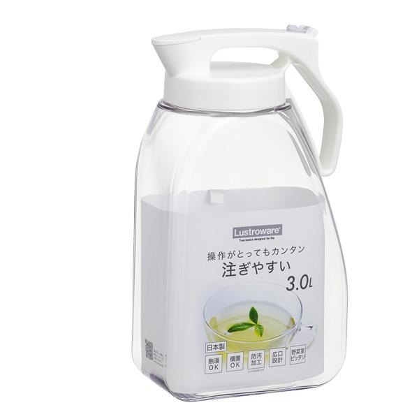 【送料無料】【2個セット】 岩崎工業 タテヨコ・ワンプッシュピッチャー 3L ホワイト K-1289WH 生活用品・インテリア・雑貨 キッチン・食器 急須・ポット・鉄瓶 レビュー投稿で次回使える2000円クーポン全員にプレゼント