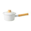 【送料無料】富士ホーロー コットンプラス ミルクパン14cm ホワイト C6124559