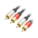 【送料無料】HORIC RCAオーディオケーブル 1m 2RCA RC10-800RSB(2)